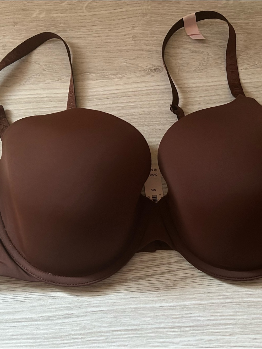 Victoria's Secret smooth Brown T-Shirt lightly lined Bra
